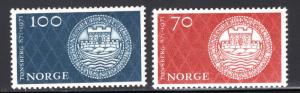 Norway  #568-569  1971   MNH  Tonsberg