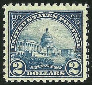 PCBstamps   US # 572 $2.00 US Capital, MNH, (1)