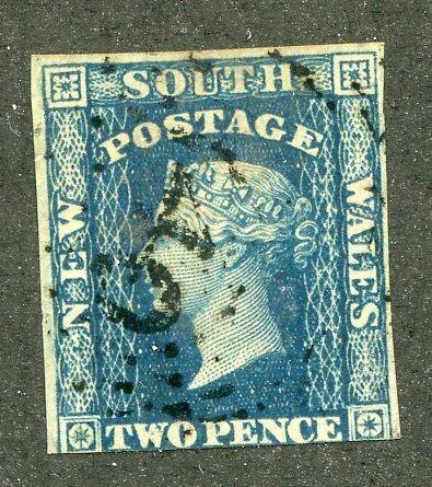 4951 BCX  1856 New South Wales Sc.# 33 used  cv $16 ( Offers welcome )