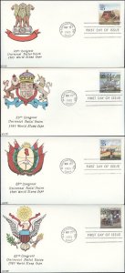 #2434-37 Traditional Mail Kribbs FDC Set