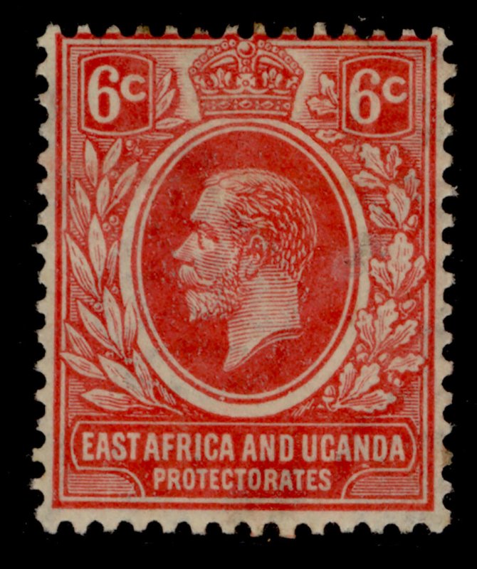 EAST AFRICA and UGANDA GV SG46a, 6c scarlet, M MINT. Cat £25.