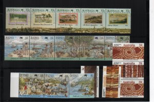 Australian Mint Stamps MNH - range from late 1980s per image (34167)