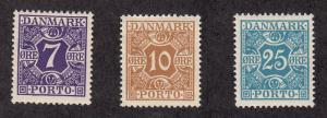 Denmark - 1930 - SC J14,J16,J21 - H