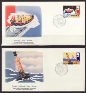 Great Britain 1107-1110 Lighthouses Fleetwood S/4 U/A FDC