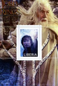 Liberia 2003 Lord of the Rings s/s Perforated mnh.vf