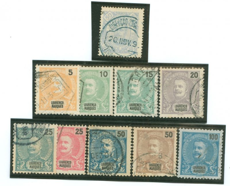 Lourenco Marques #6a/31/32/34-39/44 Used Single
