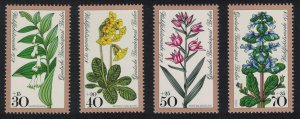 Berlin Woodland Flowers 4v 1978 MNH SG#B557-560 MI#573-576