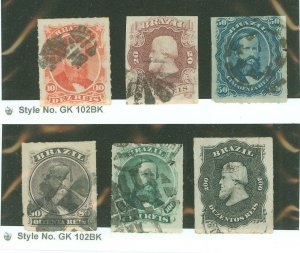 Brazil #61-66 Used