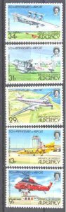 Alderney 18-22 MNH Aviation SCV19