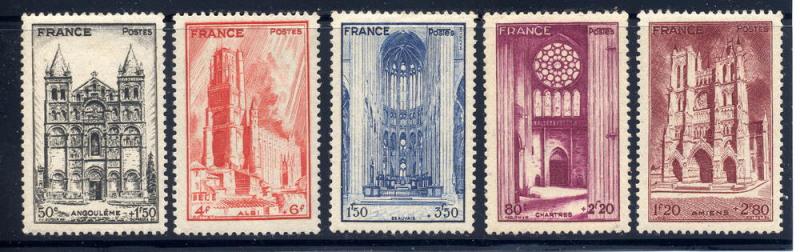 France     B185-9   vf  og     complete set
