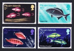 Pitcairn Fish 4v 1970 MNH SG#111-114 CV£5.50