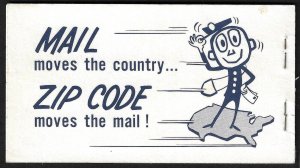 US BK119 Eisenhower Booklet - 32 - 6c & 1 - 8c with Dull Gum. 