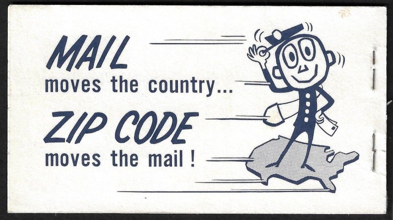 US BK119 Eisenhower Booklet - 32 - 6c & 1 - 8c with Dull Gum. 