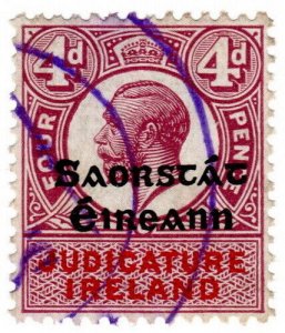 (I.B) George V Revenue : Judicature Ireland 4d (Free State OP)