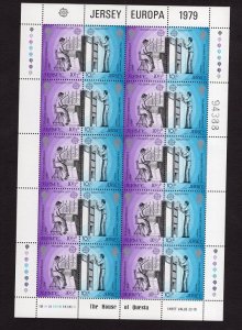 Jersey   #202-205a   MNH  1981  Europa in 2 sheets with 10 pairs each