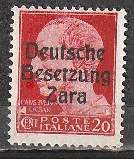 Zara German Occupation Mint OGNH