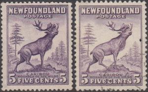 Canada Newfoundland #190,191 Used