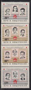 Albania MNH Sc 2171-74 Mi 2260-63 Martyrs