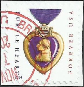 # 4704b USED PURPLE HEART AND RIBBON