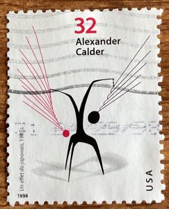 US #3200 Used Single Alexandr Calder L28