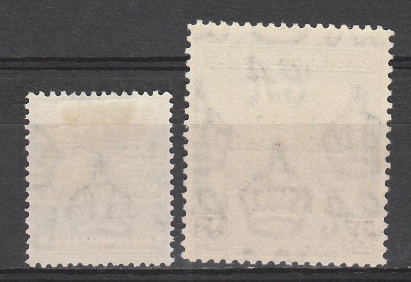 BAHAMAS 1942 450TH ANNIVERSARY 1/- AND 2/-