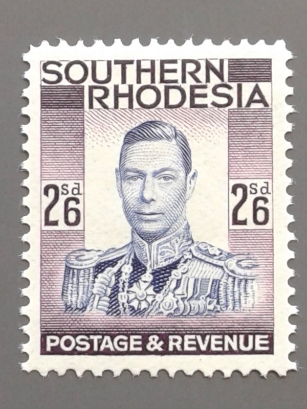 Southern Rhodesia 53 F-VF MH. Scott $ 7.00