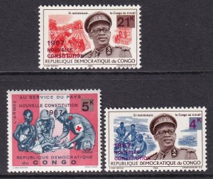 Congo Democratic Republic 601-603 MNH VF