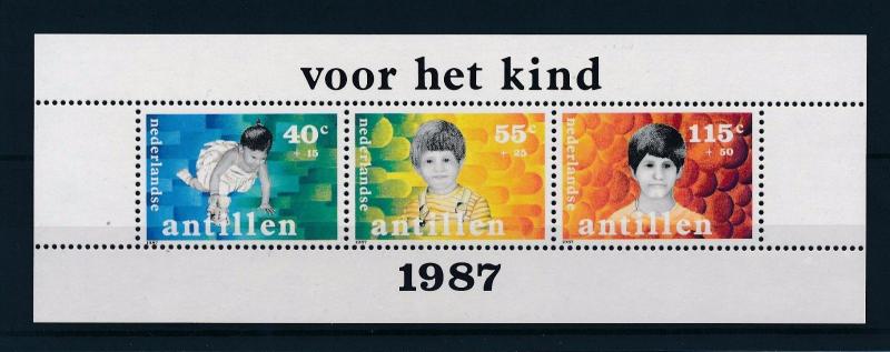 [NA878] Netherlands Antilles Antillen 1987 Childrens Welfare Souvenir Sheet MNH