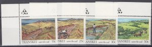 ZAYIX South Africa Transkei 155-158 MNH Soil Conversation Environment