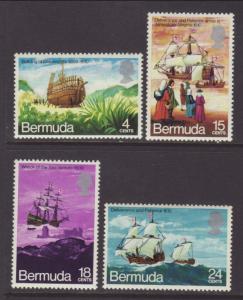 Bermuda 280-283 Sailing Ships MNH VF