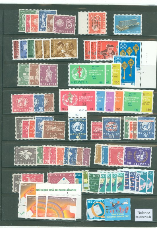 Switzerland #3O95/12O4 Mint (NH) Single