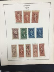 MOMEN: US # REVENUES COLLECTION ON (8) ALBUM PAGES $ #9060