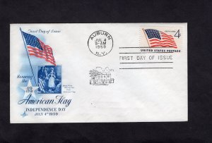 1132 Flag, FDC Art Craft cachet