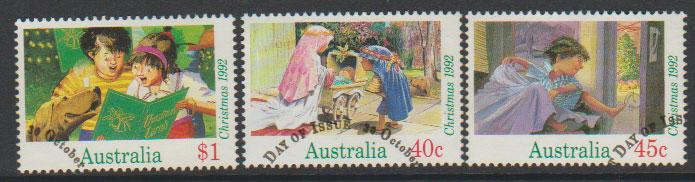 Australia SG 1383 - 1385  VFU  with First Day cancel  