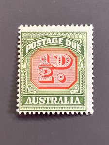 Australia J86a F MNH. Six dots. Scott $ 9.25