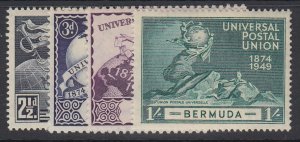 BERMUDA, Scott 138-141, MHR