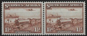 SOUTH WEST AFRICA SG96 1937 1½d PURPLE-BROWN MTD MINT 