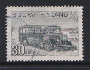 Finland    #253A  used  1947  post bus 30m