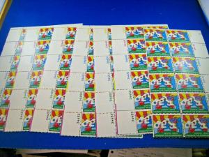 U.S. SCOTT # 1527  -  PLATE BLOCKS of 12 -  LOT of 7     MNH