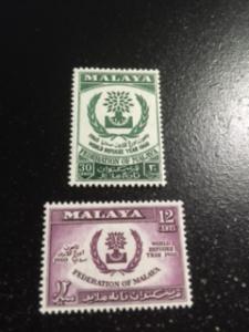 Malaya sc 94,95 MNH