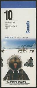 Canada 1578b Booklet MNH The Arctic, Aircraft, Dogs, Flowers, Boat