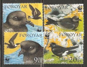 Faroe Islands SC 458-61 Mint, Never Hinged