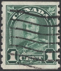 Canada SC#179 1¢ King George V Coil Single (1931) Used