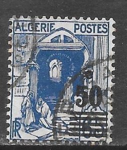 Algeria 136: 50c on 65c Street in Kasbah, Algiers, used, F