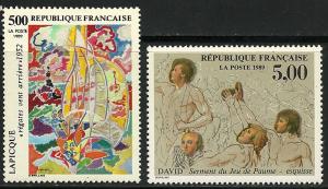 France # 2160-61, Mint Hinge