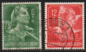 Germany Sc #B281-B282 Used