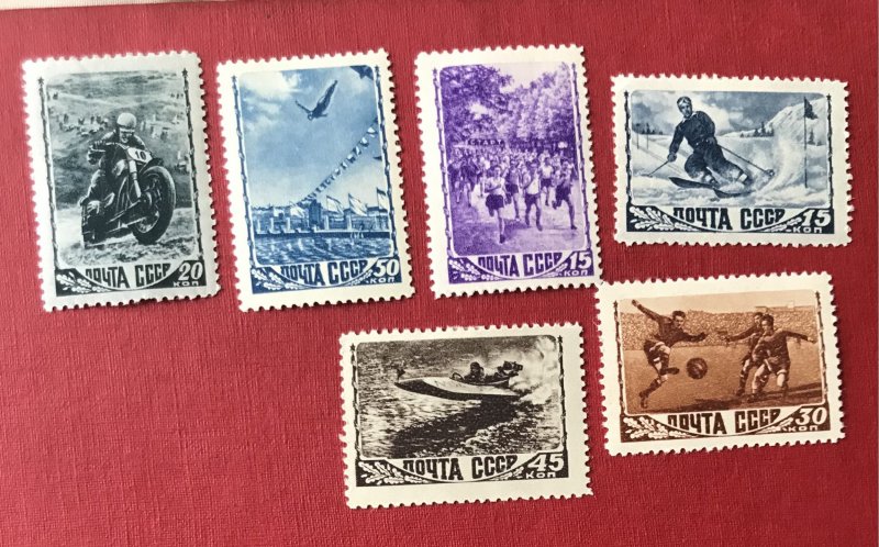 Russia USSR ☭ 1948 SC 1253a-1257 MH OG