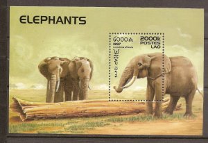 Laos - 1997 - Mi. Sheet 162 (Elephants) - MNH - LA009