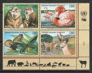 1998 UN-Geneva - Sc 321a - MNH VF - PB LR - Endangered Species