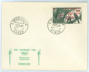 Gabon #C3   (First Day Cover)